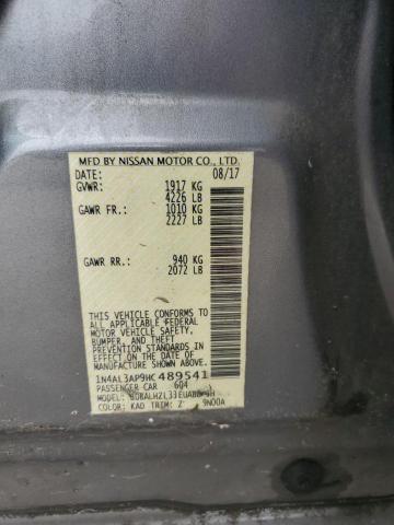 2017 NISSAN ALTIMA 2.5 - 1N4AL3AP9HC489541
