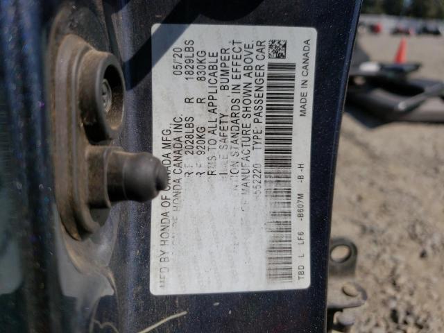 2020 HONDA CIVIC LX 2HGFC2F67LH552220
