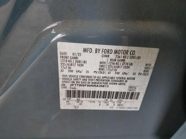 2022 FORD MAVERICK X - 3FTTW8F90NRA36813