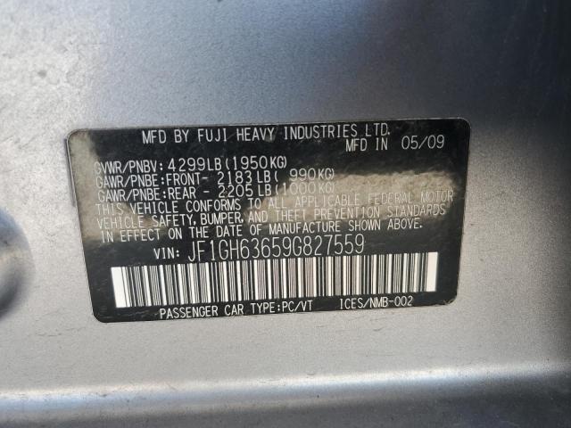 2009 SUBARU IMPREZA OU #3213400757