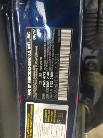 2017 MERCEDES-BENZ C 300 4MAT 55SWF4KB5HU223371