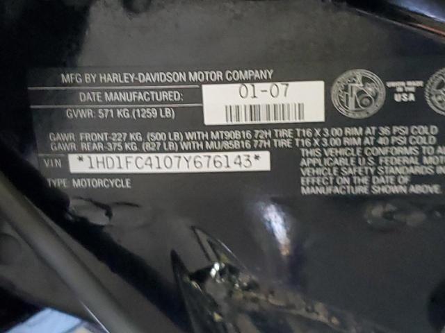 2007 HARLEY-DAVIDSON FLHTCUI 1HD1FC4107Y676143