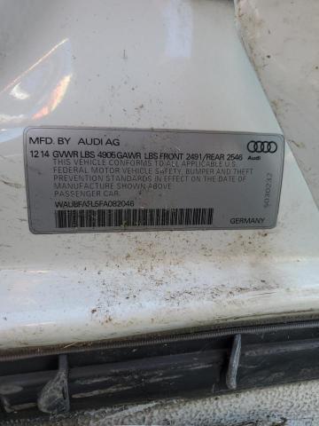 2015 AUDI A4 PREMIUM WAUBFAFL5FA082046