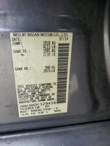 2015 NISSAN ALTIMA 2.5 - 1N4AL3AP2FC129458