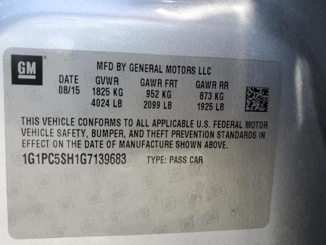 2016 CHEVROLET CRUZE LIMI - 1G1PC5SH1G7139683
