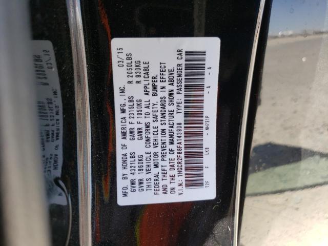 2015 HONDA ACCORD EXL - 1HGCR2F88FA143908
