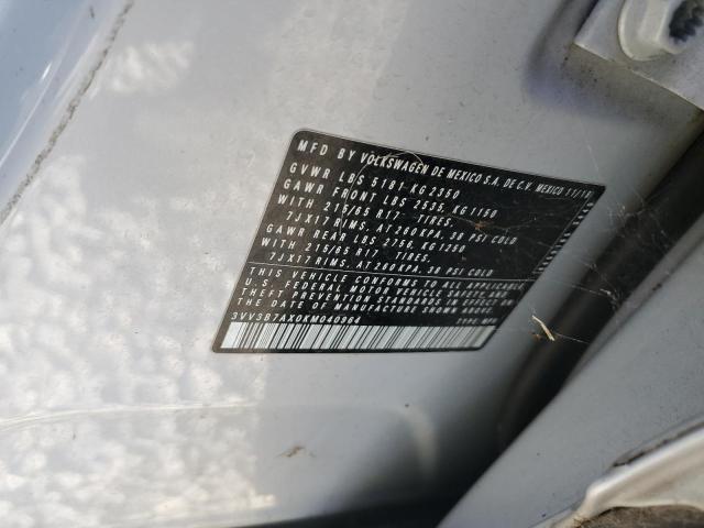 2019 VOLKSWAGEN TIGUAN SE 3VV3B7AX0KM040964
