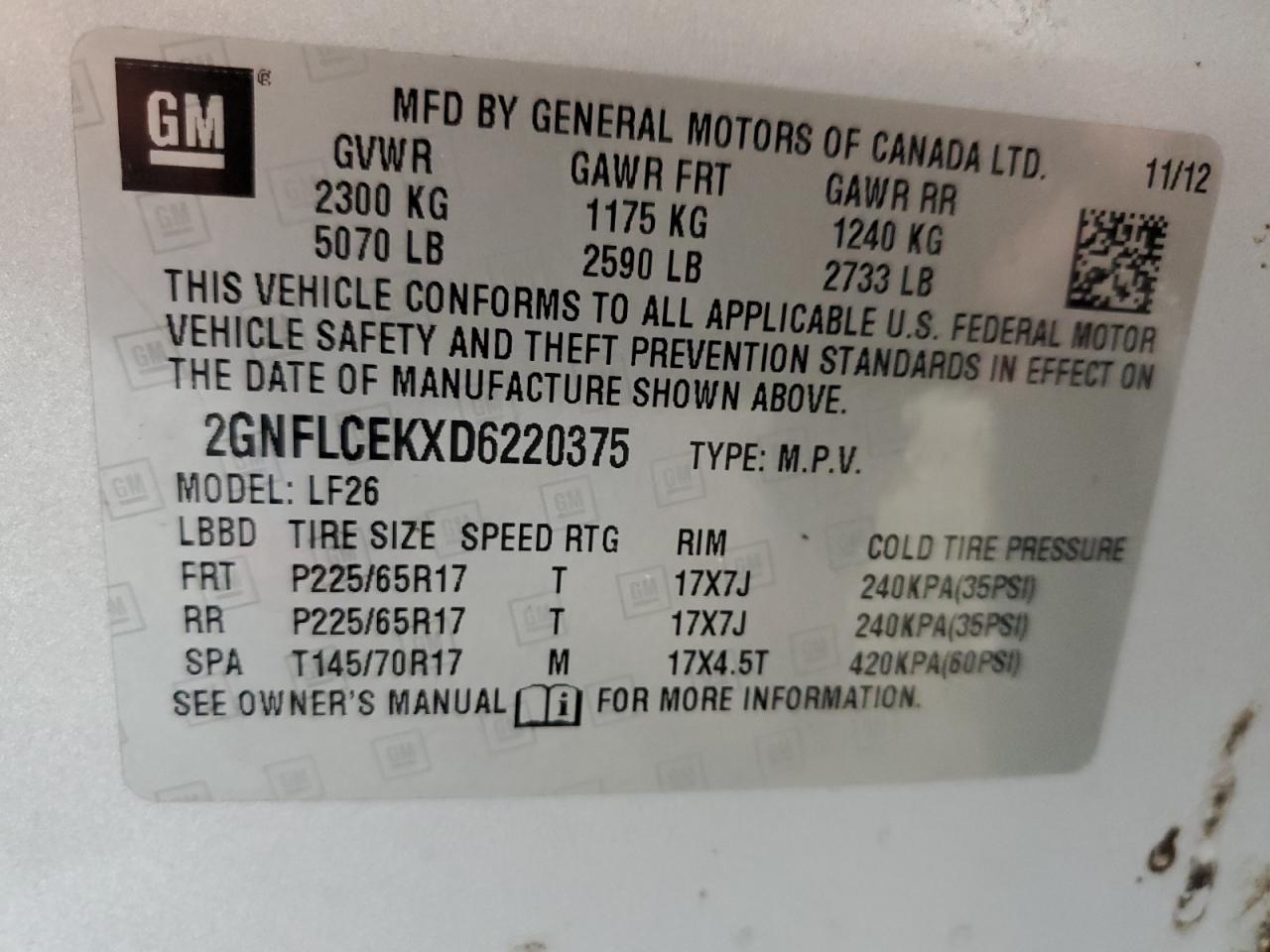 CHEVROLET EQUINOX LS