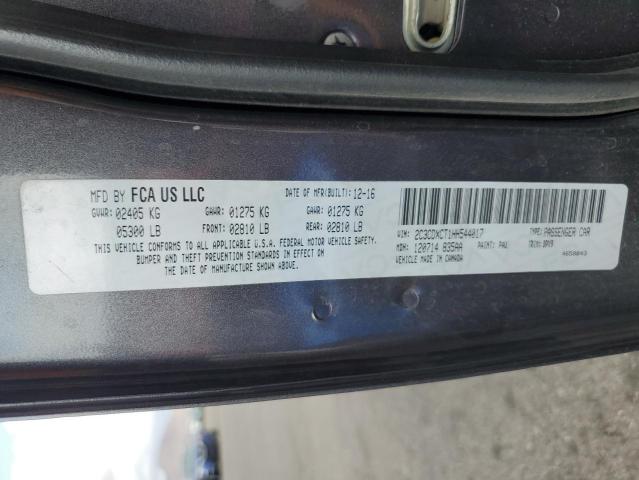 2017 DODGE CHARGER R/ - 2C3CDXCT1HH544017