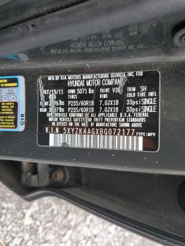 2011 HYUNDAI SANTA FE L - 5XYZK4AGXBG072177
