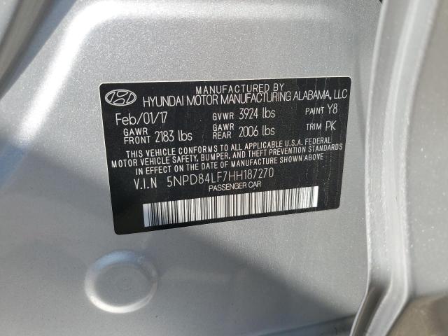 2017 HYUNDAI ELANTRA SE - 5NPD84LF7HH187270