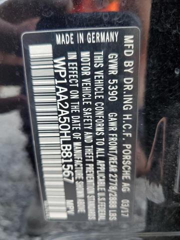 2017 PORSCHE MACAN WP1AA2A50HLB81567