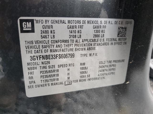 2015 CADILLAC SRX LUXURY COLLECTION - 3GYFNBE33FS606799