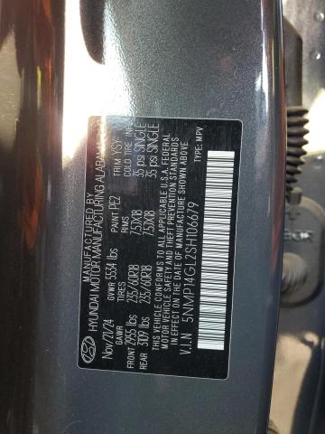 2025 HYUNDAI SANTA FE SE 5NMP14GL2SH106679