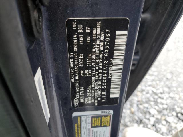 2015 KIA OPTIMA EX 5XXGN4A73FG357067