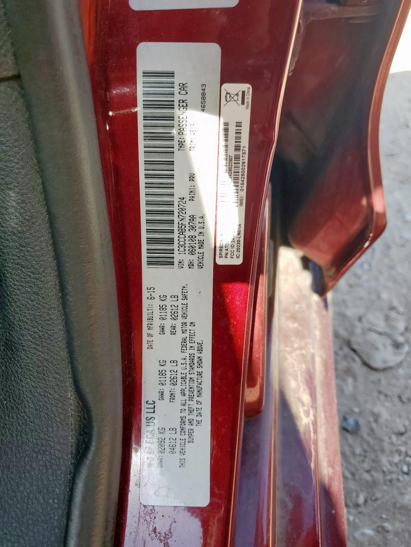 2015 CHRYSLER 200 LIMITE 1C3CCCAB5FN720724