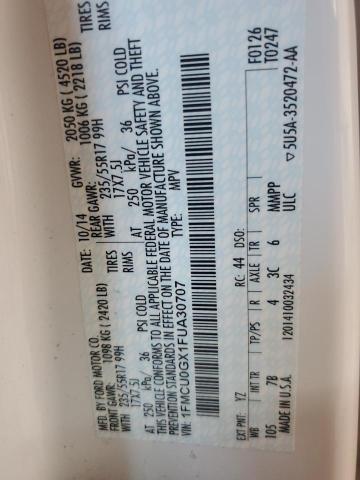 2015 FORD ESCAPE SE - 1FMCU0GX1FUA30707