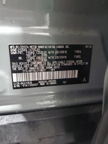 2020 TOYOTA RAV4 ADVEN 2T3J1RFV4LC119017