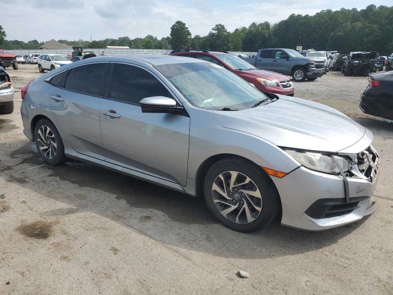 Lot #3240151050 2017 HONDA CIVIC EX