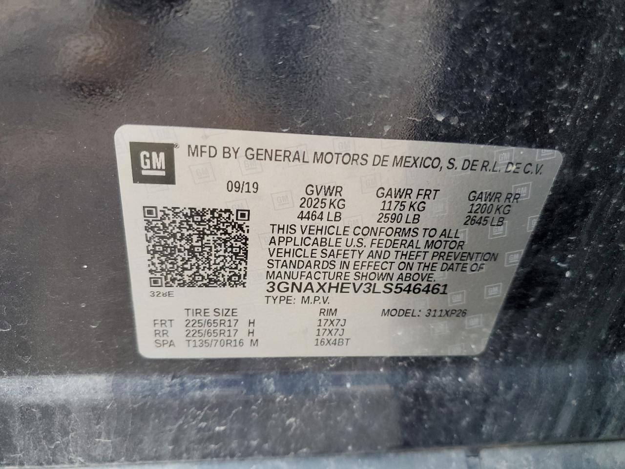 CHEVROLET EQUINOX LS