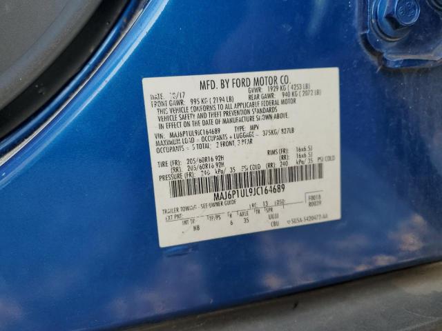 2018 FORD ECOSPORT S - MAJ6P1UL9JC164689