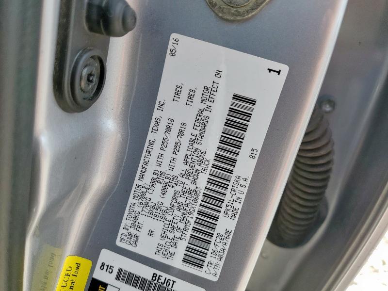 2016 TOYOTA TUNDRA DOU 5TFRM5F19GX106053