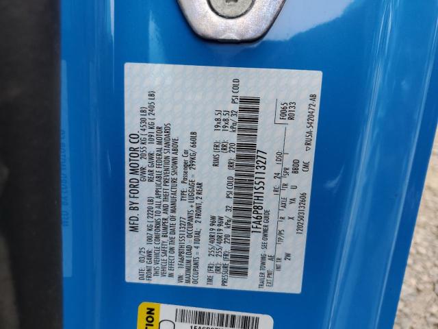 2025 FORD MUSTANG 1FA6P8TH1S5113277