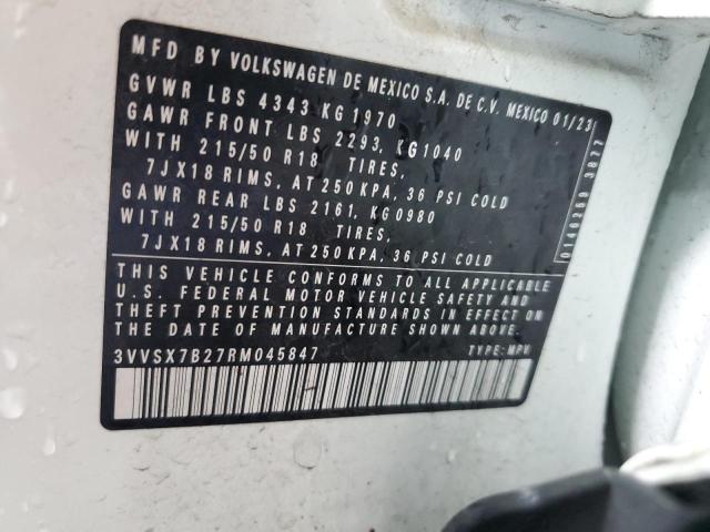 2024 VOLKSWAGEN TAOS SE 3VVSX7B27RM045847
