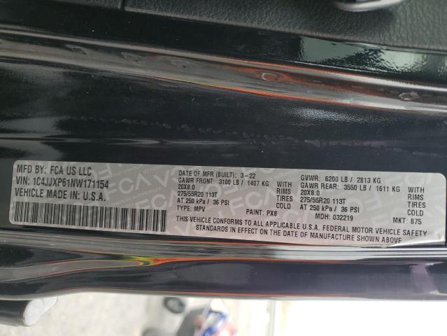 2022 JEEP WRANGLER UNLIMITED SAHARA 4XE 1C4JJXP61NW171154