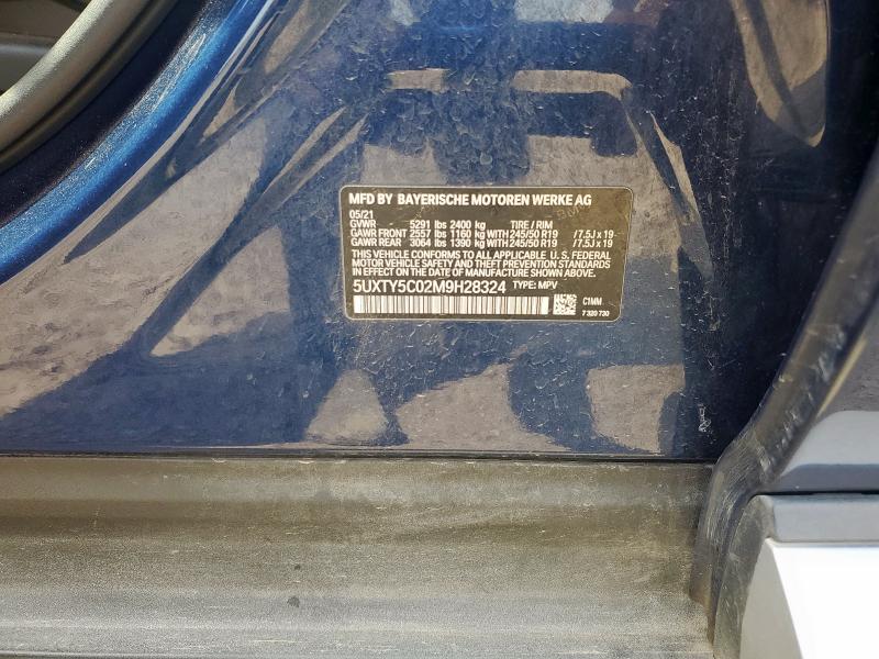 2021 BMW X3 XDRIVE3 5UXTY5C02M9H28324