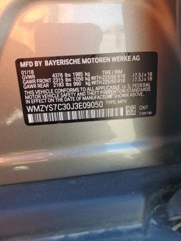 2018 MINI COOPER COUNTRYMAN WMZYS7C30J3E09050
