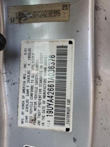 2001 ACURA 3.2CL TYPE #3315984167