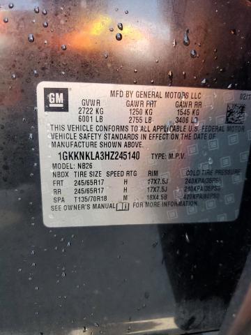 2017 GMC ACADIA SLE - 1GKKNKLA3HZ245140