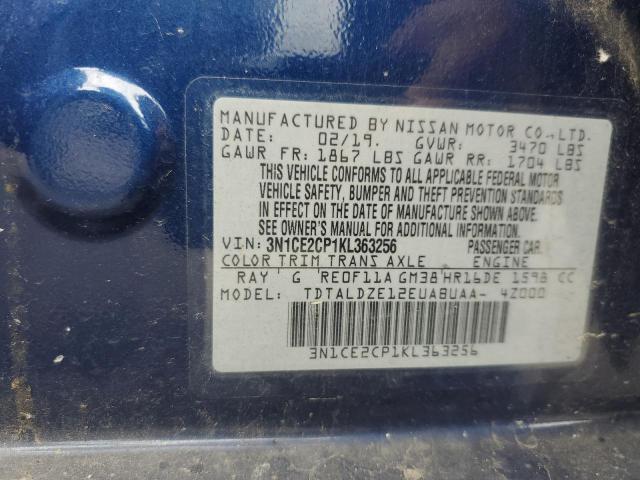 2019 NISSAN VERSA NOTE S 3N1CE2CP1KL363256