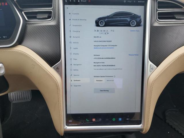 2016 TESLA MODEL S 5YJSA1E29GF152201