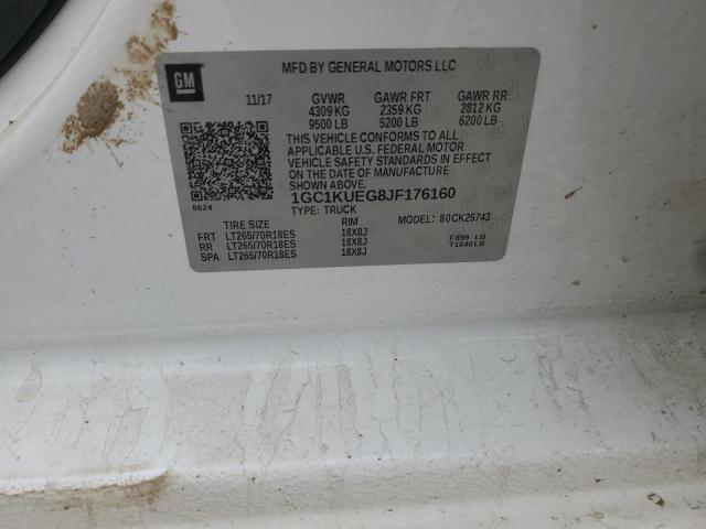 2018 CHEVROLET SILVERADO K2500 HEAVY DUTY 1GC1KUEG8JF176160