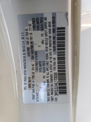 2020 TOYOTA YARIS LE 3MYDLBJV4LY706088