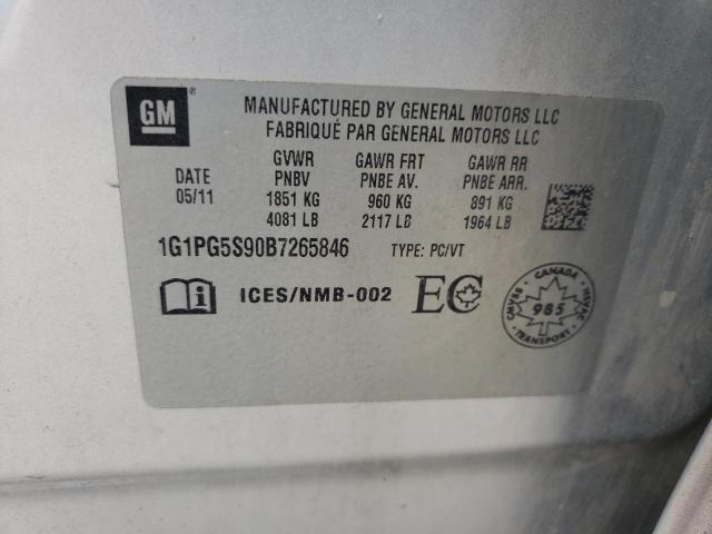 2011 CHEVROLET CRUZE LT - 1G1PG5S90B7265846