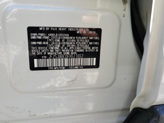 2015 SUBARU FORESTER 2 - JF2SJABC0FH511657