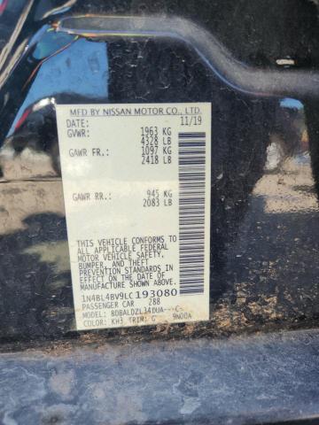 2020 NISSAN ALTIMA S 1N4BL4BV9LC193080