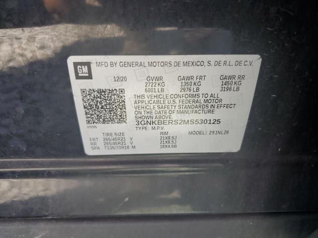 2021 CHEVROLET BLAZER RS 3GNKBERS2MS530125