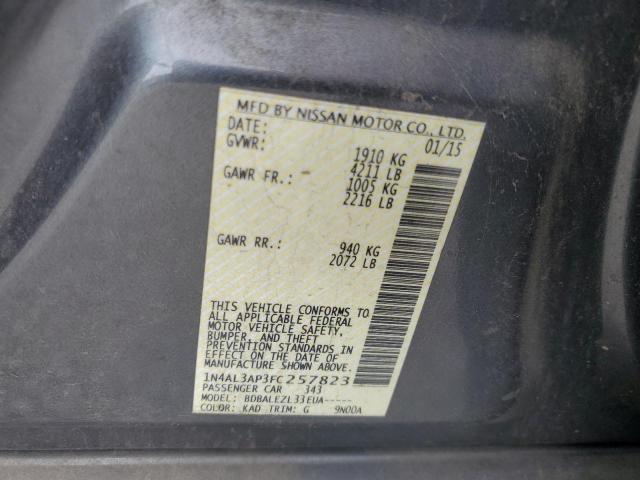 2015 NISSAN ALTIMA 2.5 1N4AL3AP3FC257823