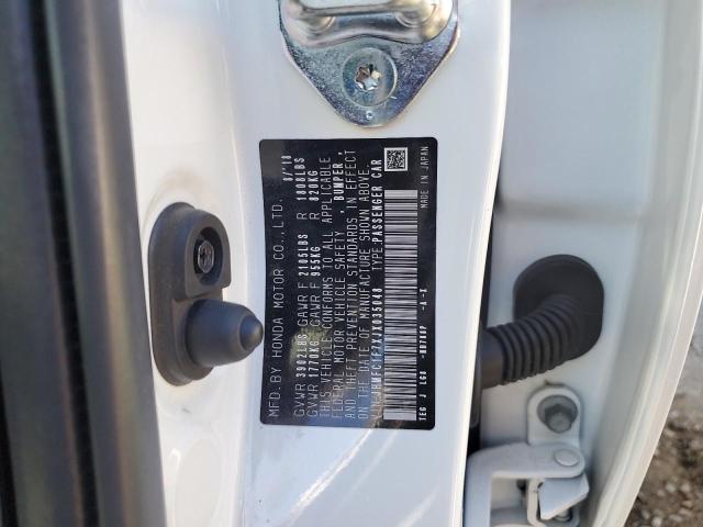 2018 HONDA CIVIC EXL JHMFC1F7XJX035048