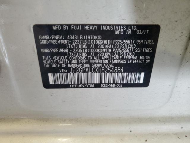 2017 SUBARU CROSSTREK JF2GPALCXH8254884