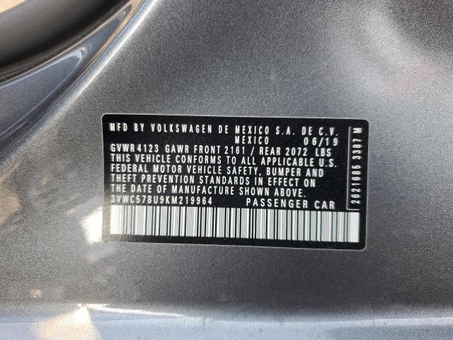 2019 VOLKSWAGEN JETTA 3VWC57BU9KM219964