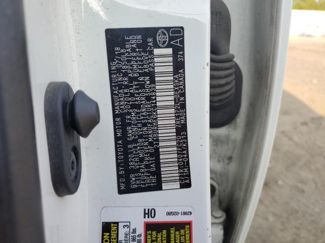 2019 TOYOTA COROLLA L - 2T1BURHE6KC144839