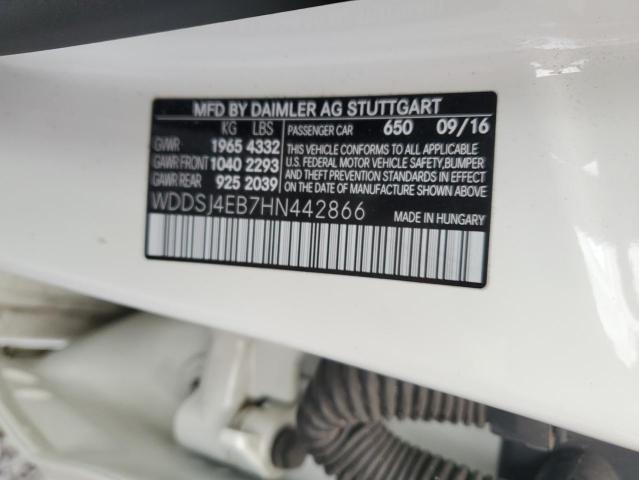 2017 MERCEDES-BENZ CLA 250 - WDDSJ4EB7HN442866