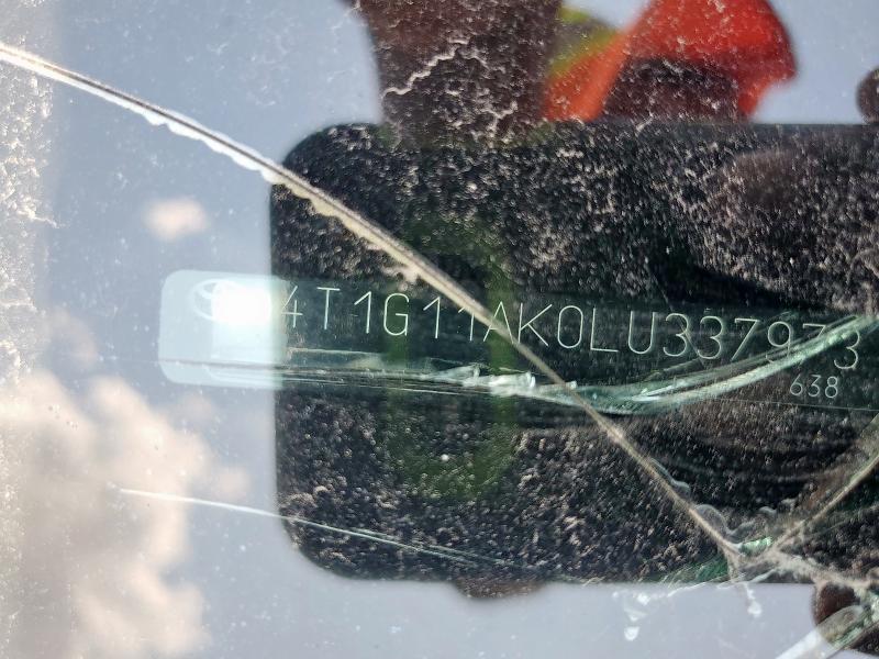 2020 TOYOTA CAMRY SE 4T1G11AK0LU337973