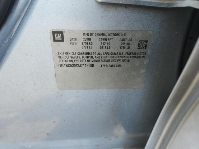 2018 CHEVROLET CRUZE LS - 1G1BC5SM2J7113088