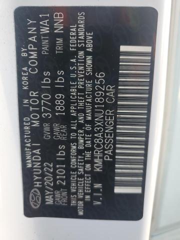 2022 HYUNDAI VENUE SEL KMHRC8A3XNU189256